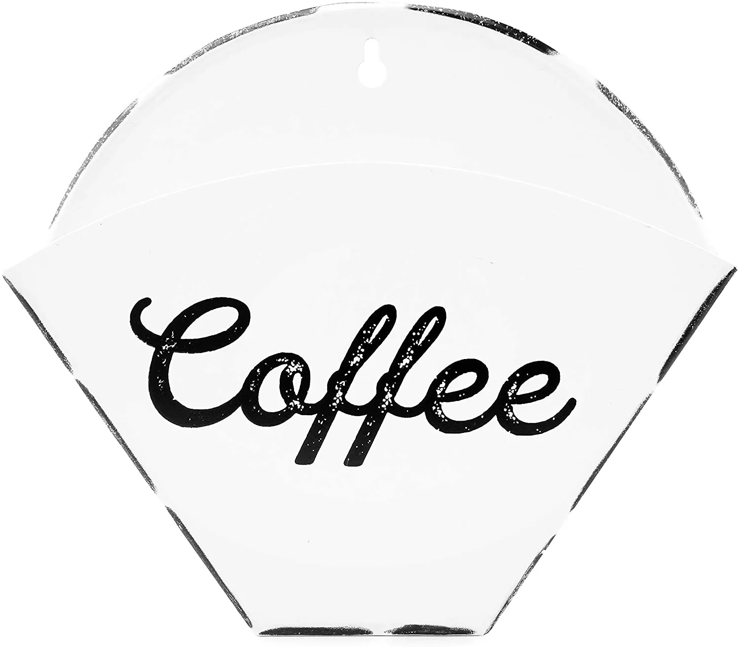 Enamelware Coffee Filter Holder (White, Cone-Shape, Case of 48)