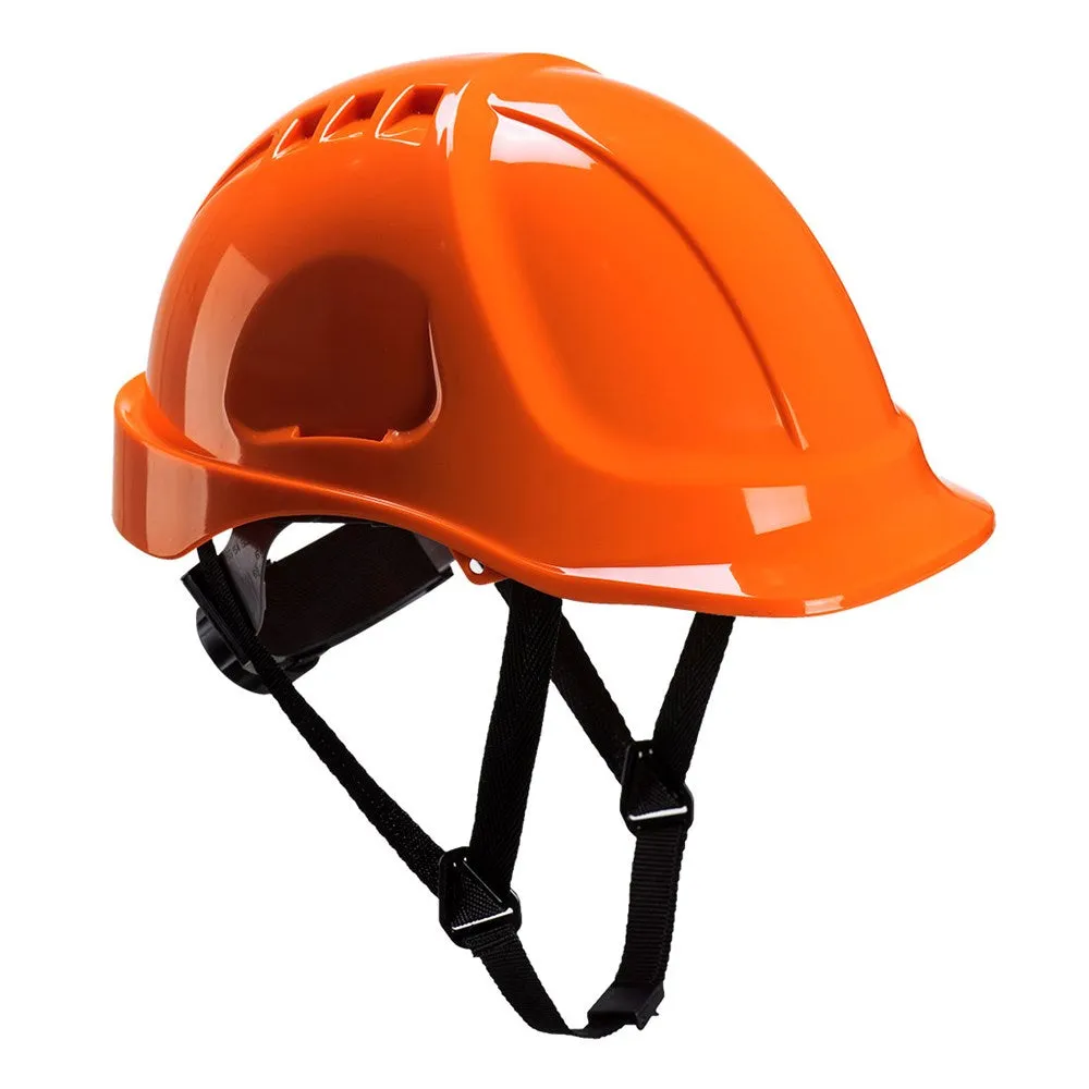 ENDURANCE PW HARD HAT - MICRO PEAK, UNVENTED, CHIN STRAPS, RACHET ADJUST