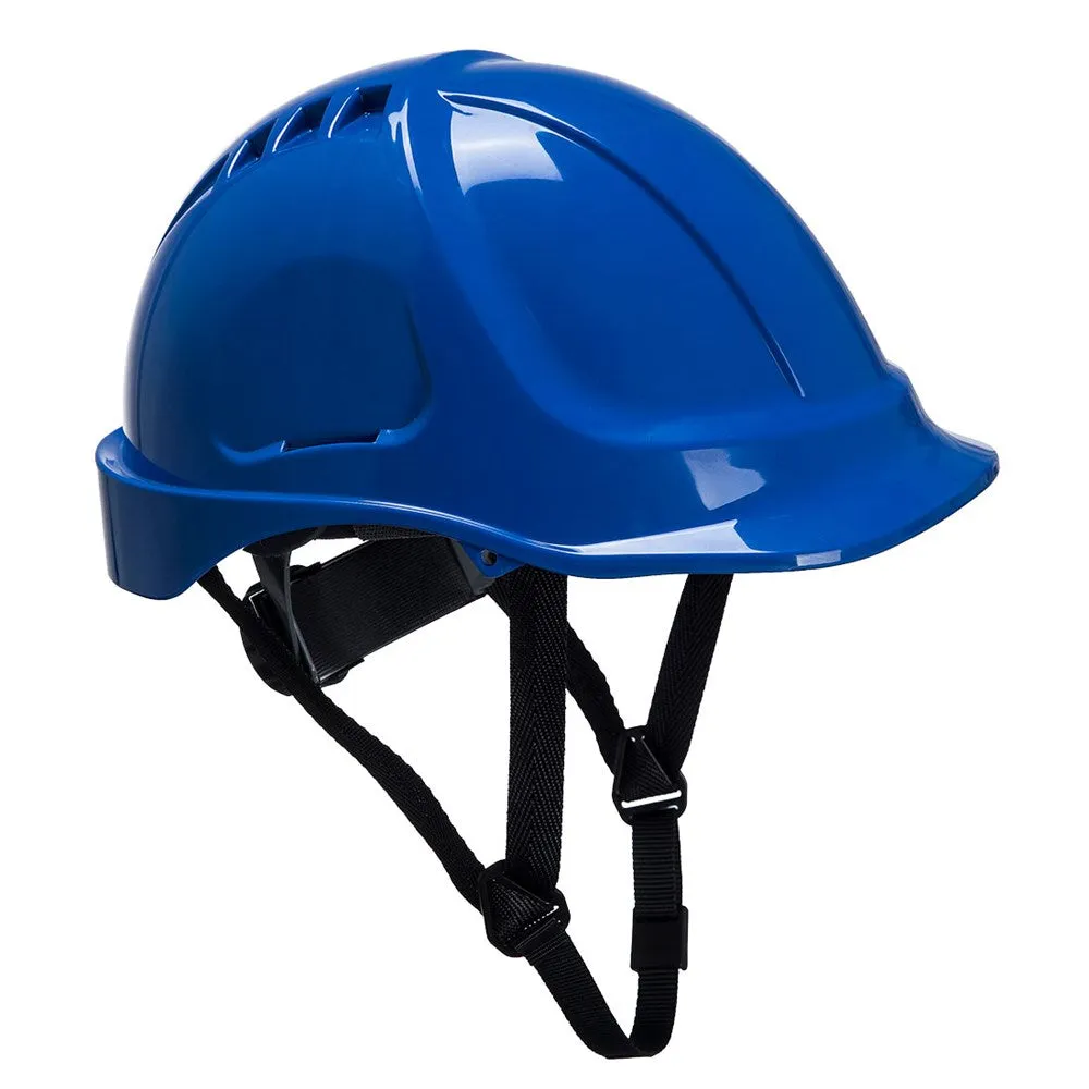 ENDURANCE PW HARD HAT - MICRO PEAK, UNVENTED, CHIN STRAPS, RACHET ADJUST