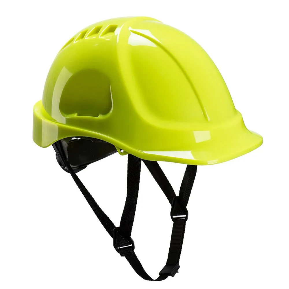 ENDURANCE PW HARD HAT - MICRO PEAK, UNVENTED, CHIN STRAPS, RACHET ADJUST