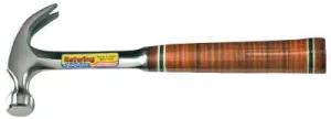 Estwing Claw Hammer, Steel Head, Straight Steel Handle, 12 1/2 in, 1 1/2 lb, E16C