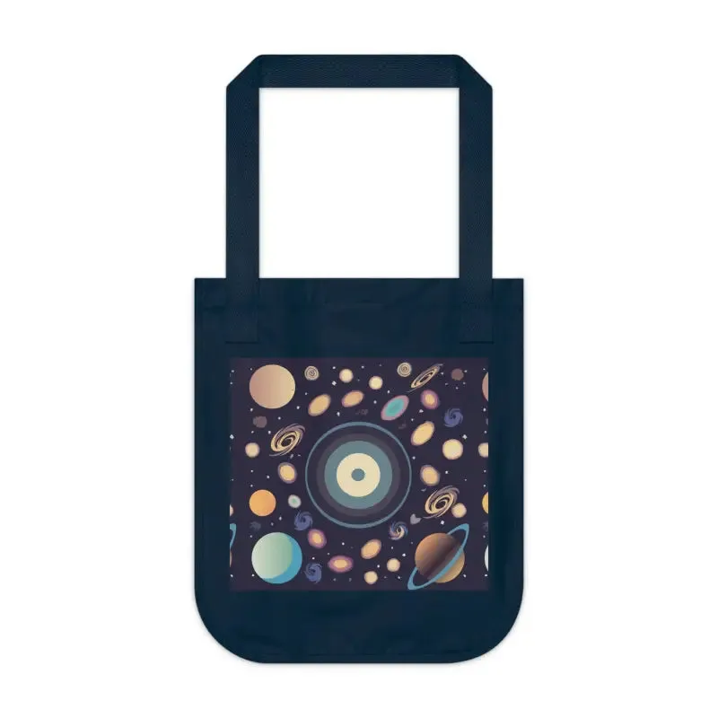 Explore the Universe with Organic Canvas Tote