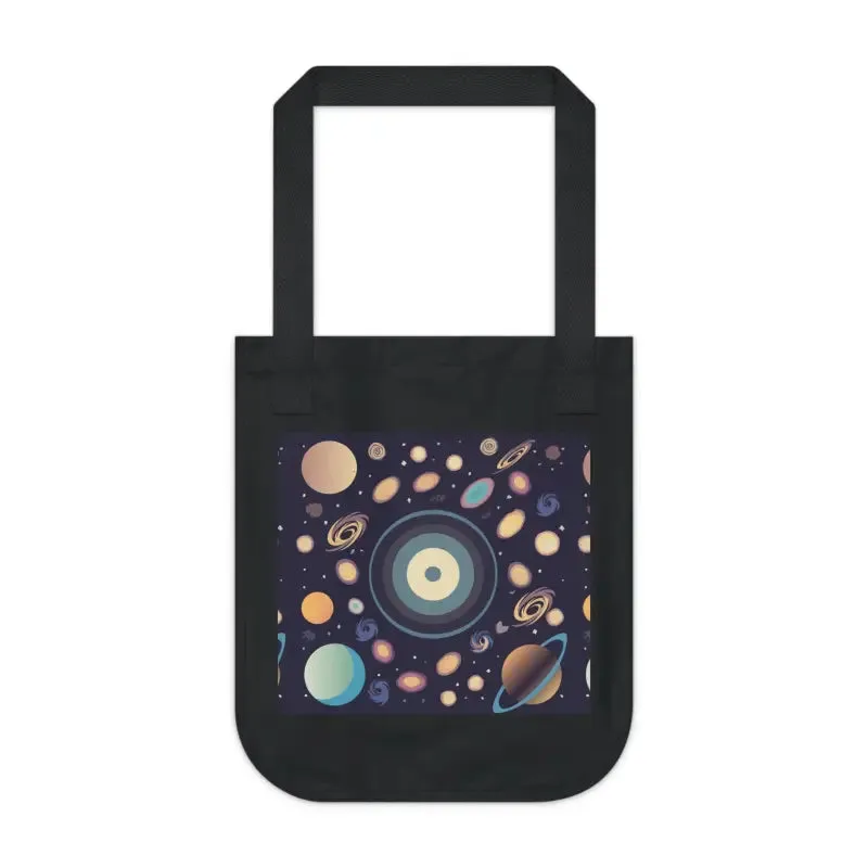 Explore the Universe with Organic Canvas Tote