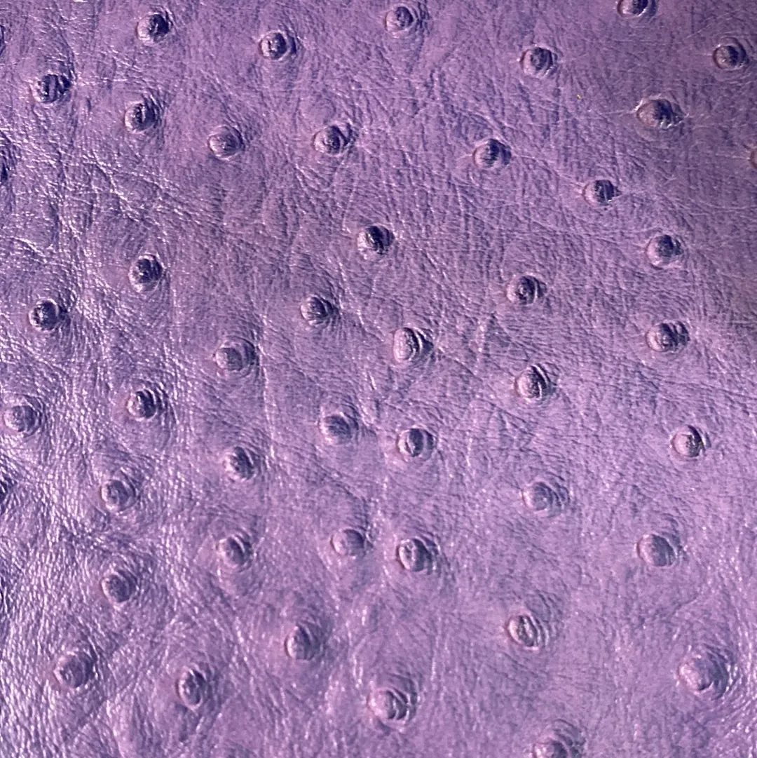 Faux Ostrich Leather - Medium Purple