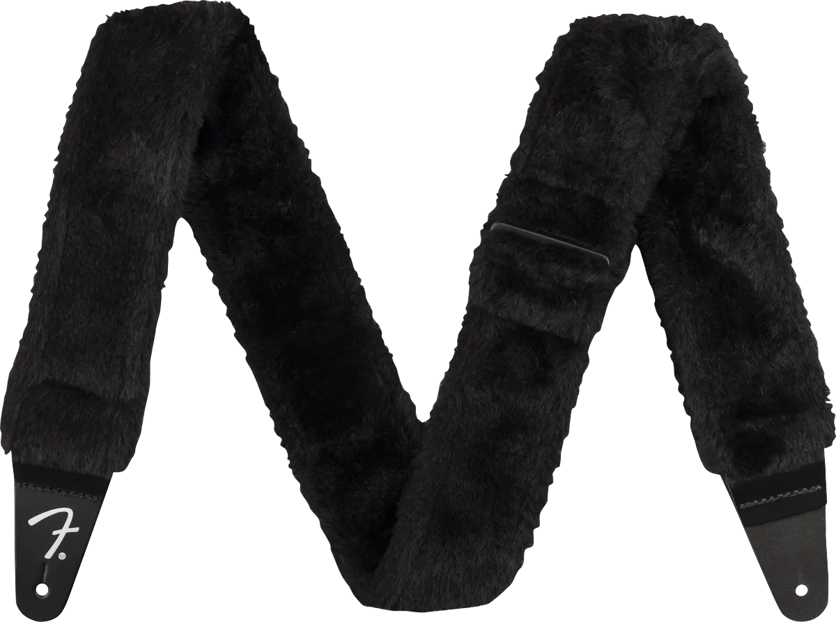 Fender Poodle Plush Strap, Black
