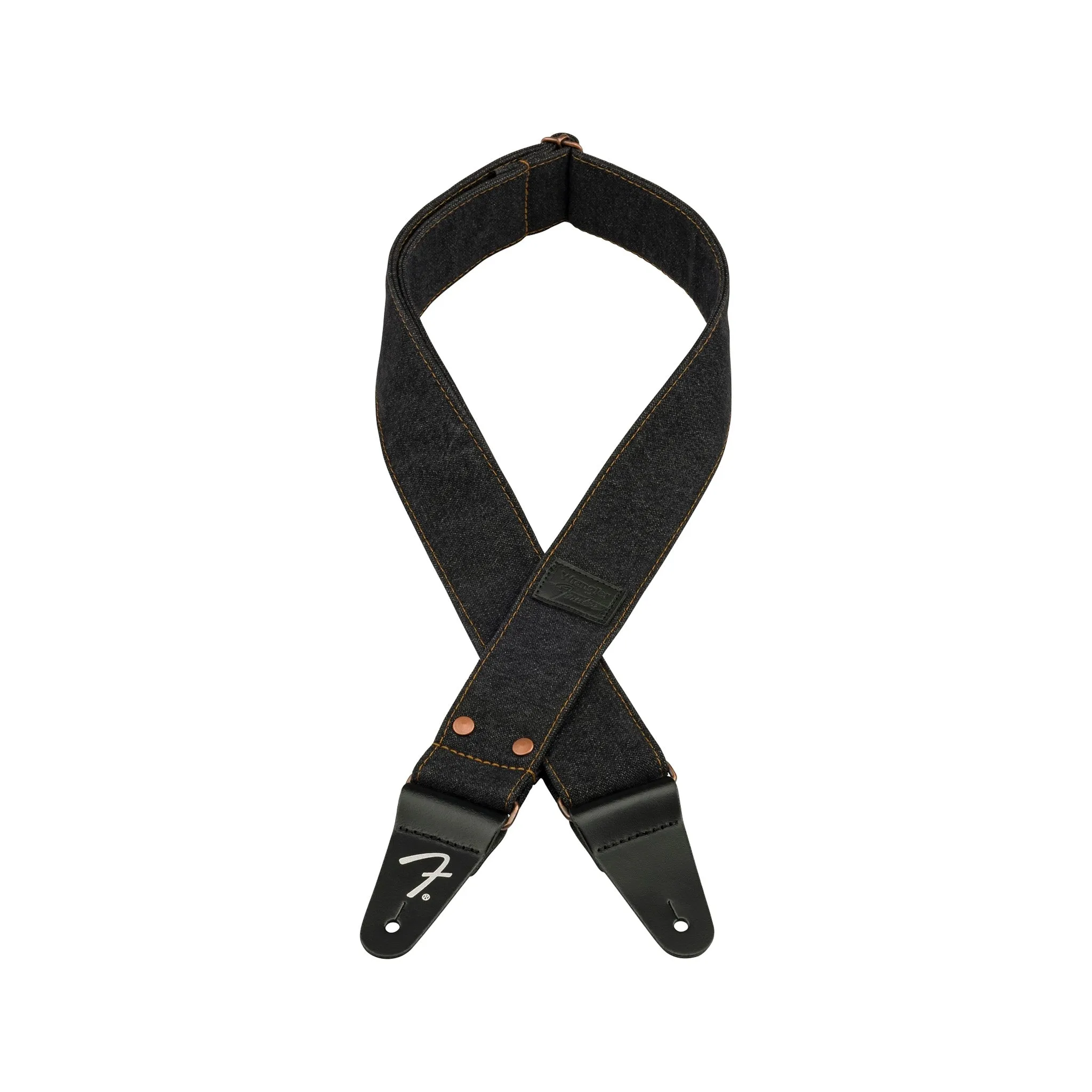 Fender X Wrangler Denim Guitar Straps, Black