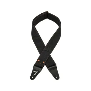 Fender X Wrangler Denim Guitar Straps, Black