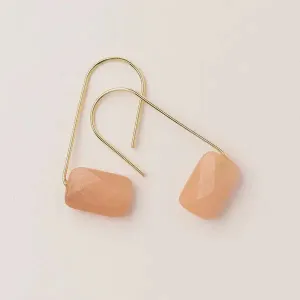FLOATING STONE EARRING