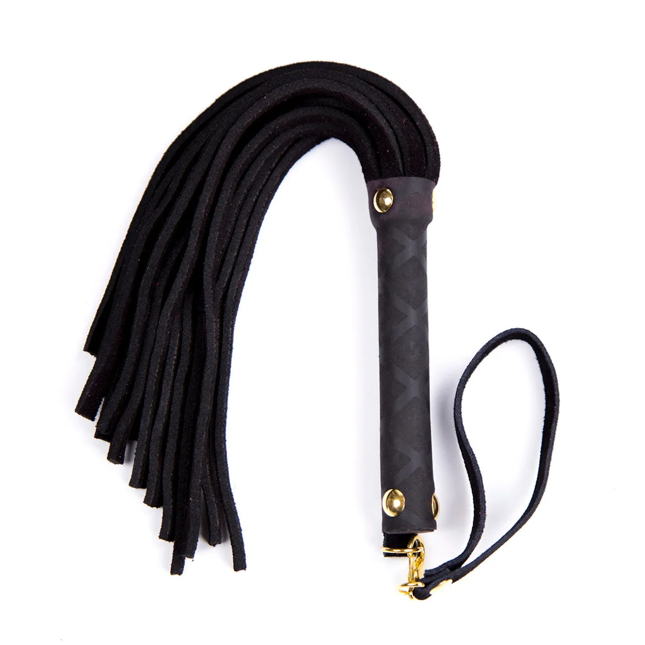 Flogger - Mini Leather Flogger - Black