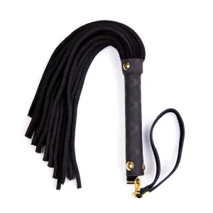 Flogger - Mini Leather Flogger - Black