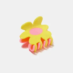 Flower Claw in Yellow   Pink