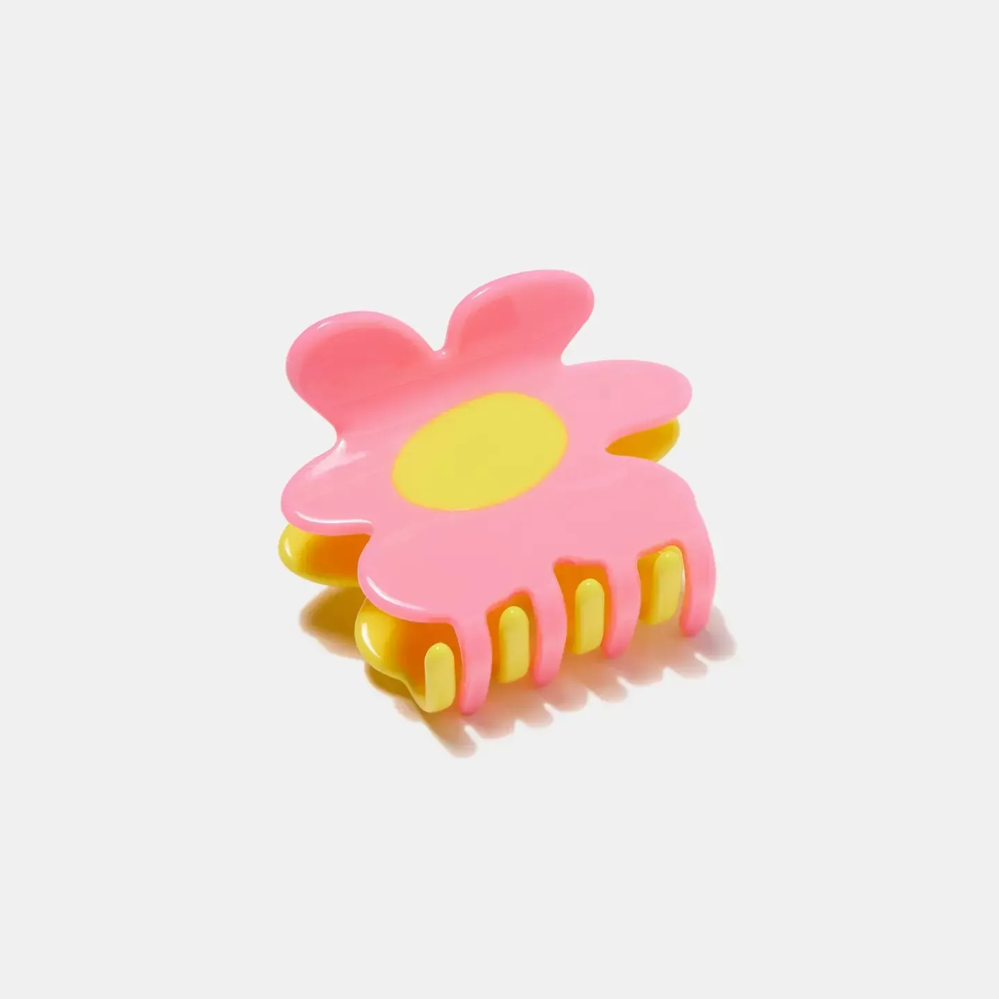 Flower Claw in Yellow   Pink