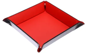 Folding Dice Tray - Red