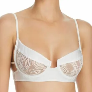 For Love &amp; Lemons Belle Underwire Bra White S NWT!