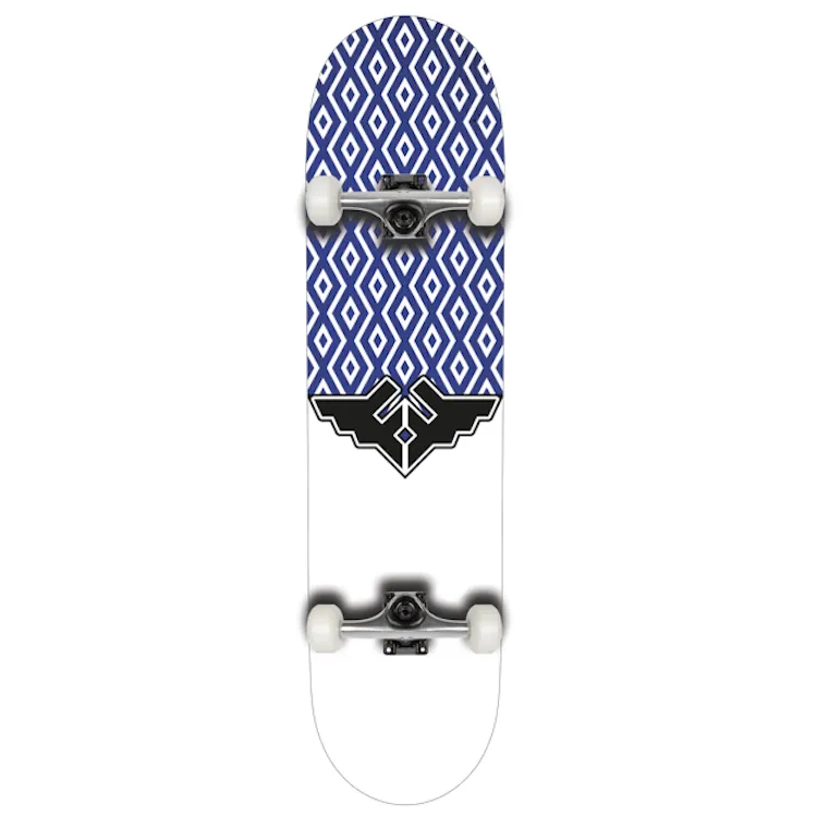 Fracture Skateboards Wings V5 Blue Complete Skateboard 8.0"