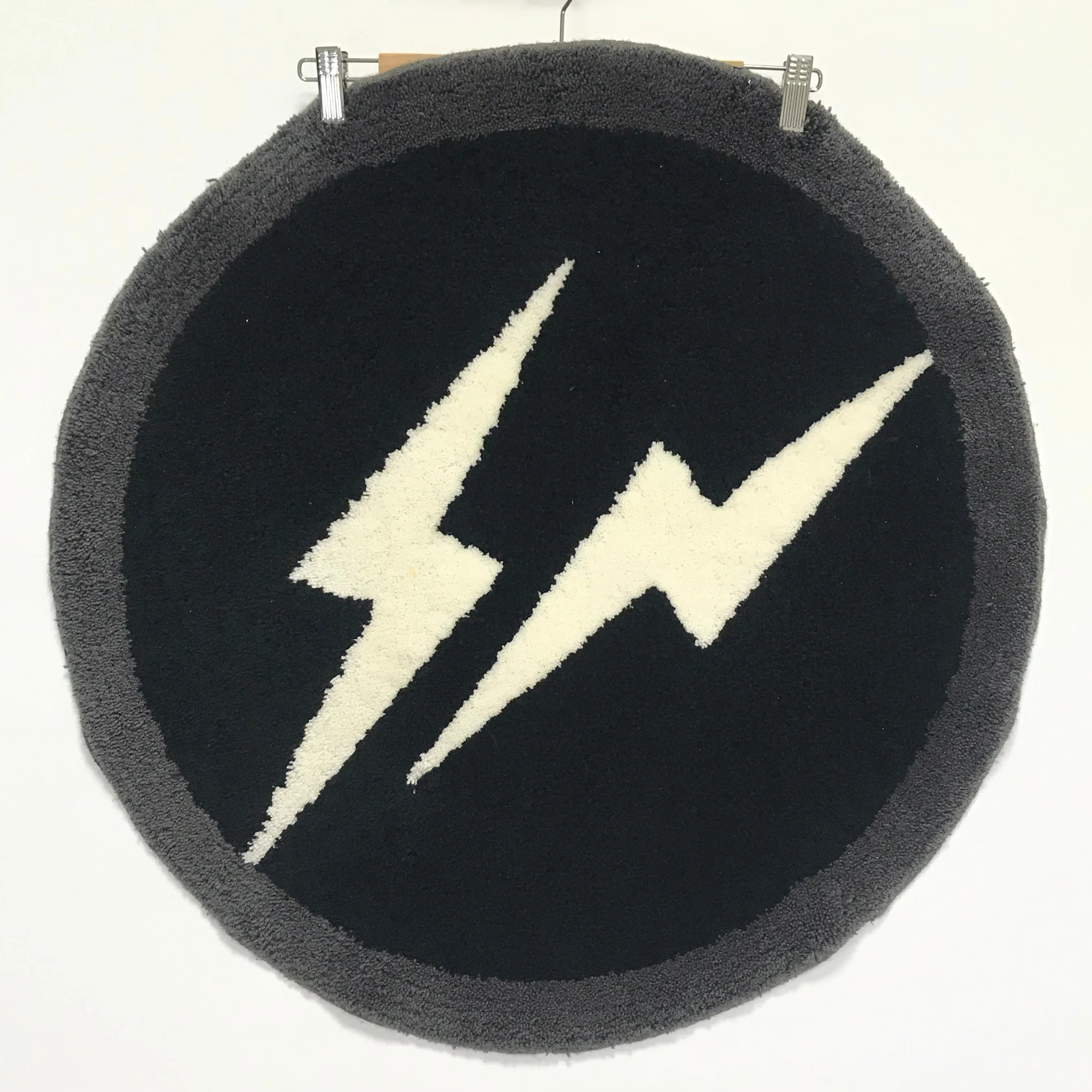 Fragment x G1950 Bolts Logo Rug Mat Black/White