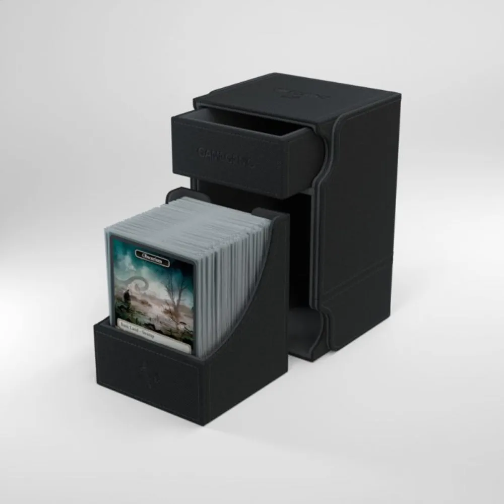 Gamegenic - Watchtower Deck Box 100  (Black)