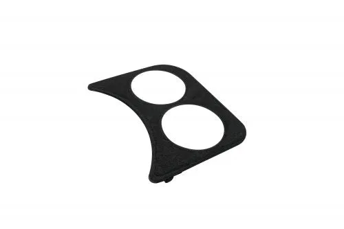 GAUGE READY PANEL 2 HOLE, BLACK
