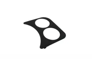 GAUGE READY PANEL 2 HOLE, BLACK