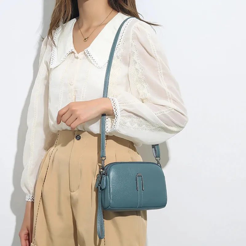 Genuine Leather Luxury Women's Crossbody Bag