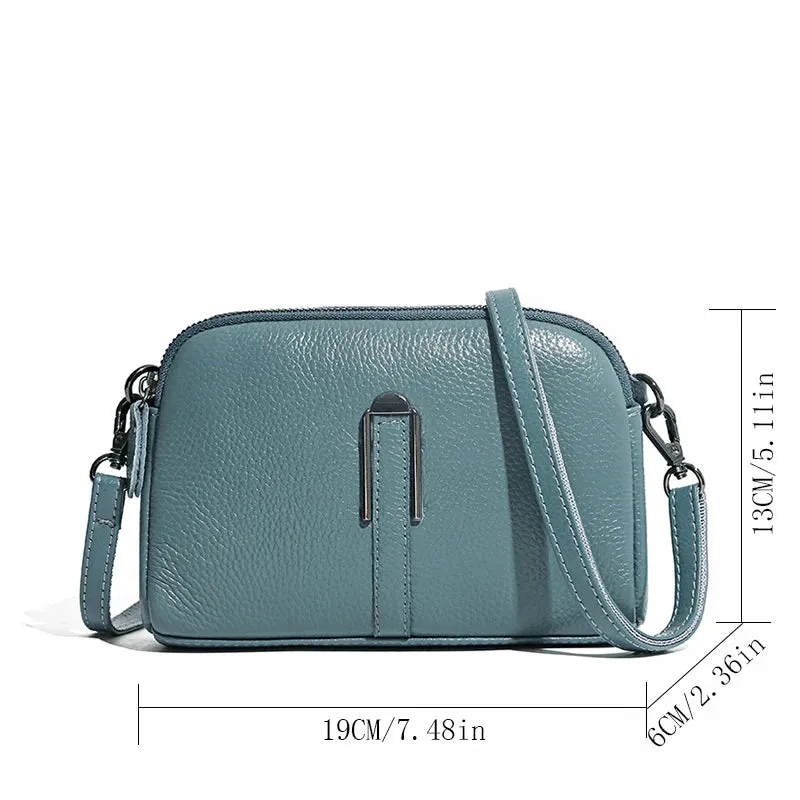 Genuine Leather Luxury Women's Crossbody Bag