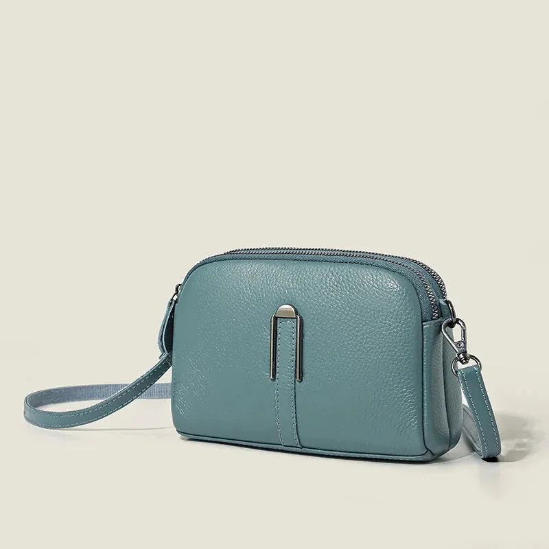 Genuine Leather Luxury Women's Crossbody Bag
