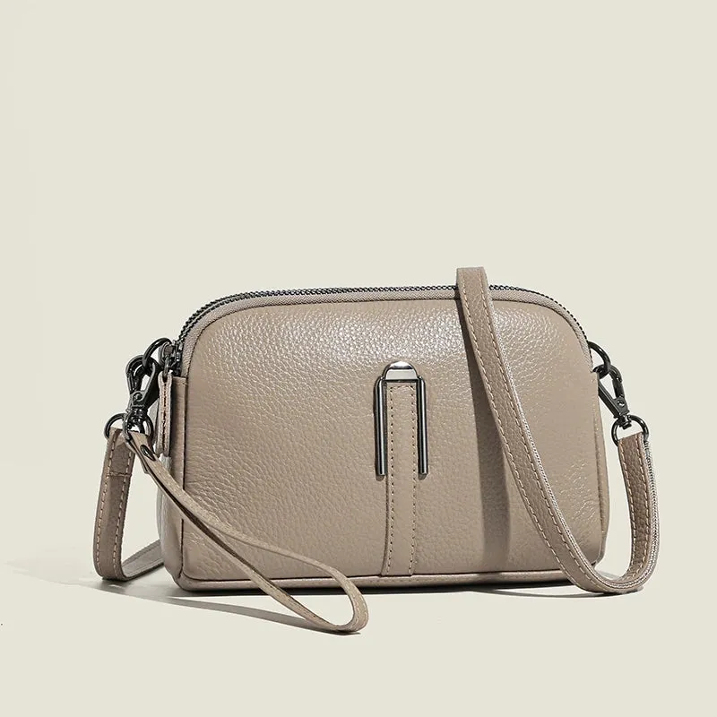 Genuine Leather Luxury Women's Crossbody Bag