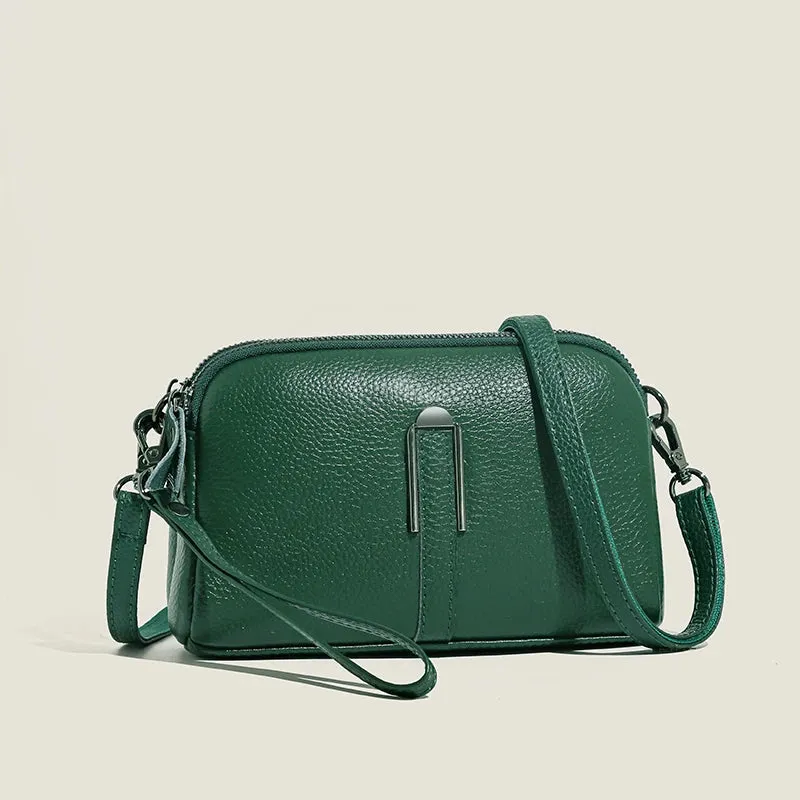 Genuine Leather Luxury Women's Crossbody Bag