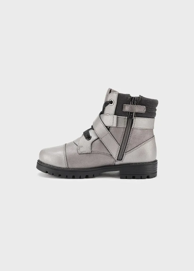 Girls Grey Boots