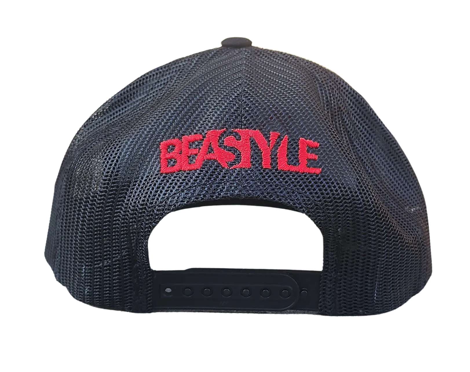 Gorilla Beast Black Trucker Mesh Snapback Cap (Various Logo Colors)