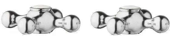 Grohe - 18731xxx - Seabury Series Cross Handles One Pair