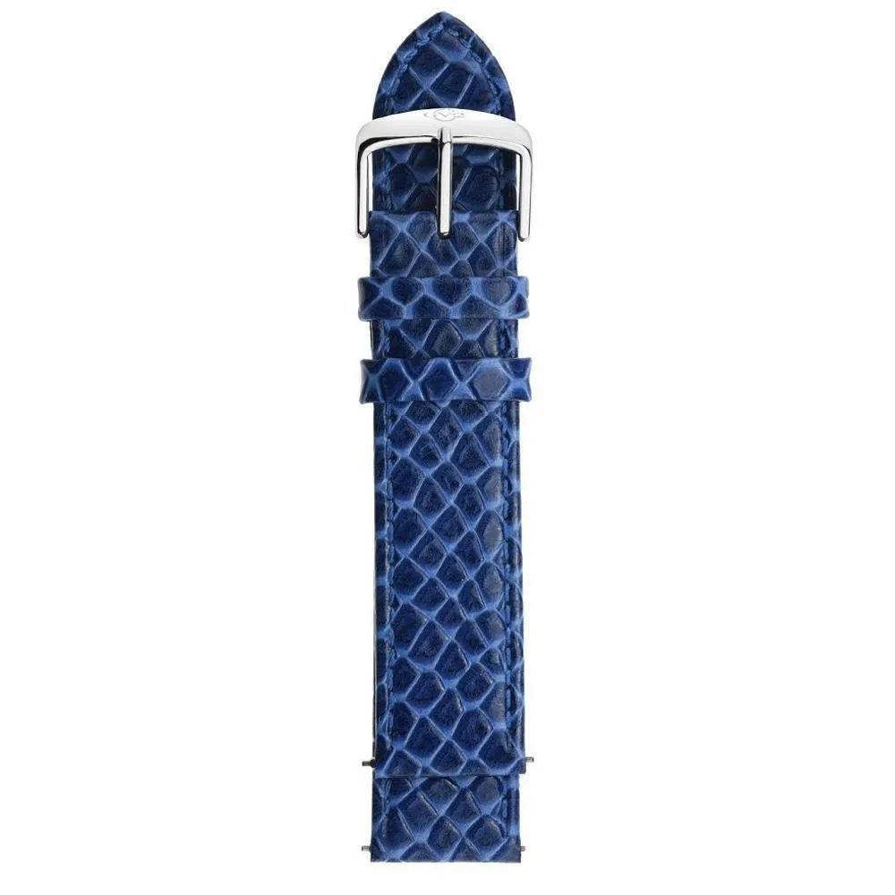 GV2 20mm Quick Release Fish Scale Pattern Leather Strap