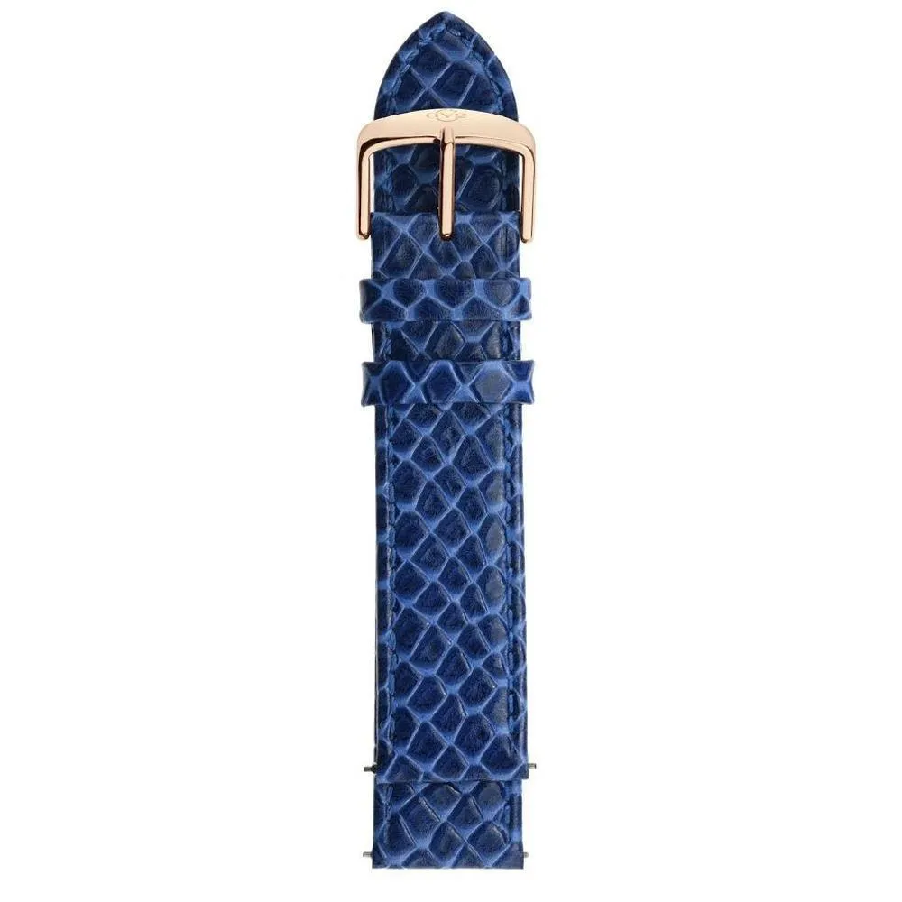 GV2 20mm Quick Release Fish Scale Pattern Leather Strap