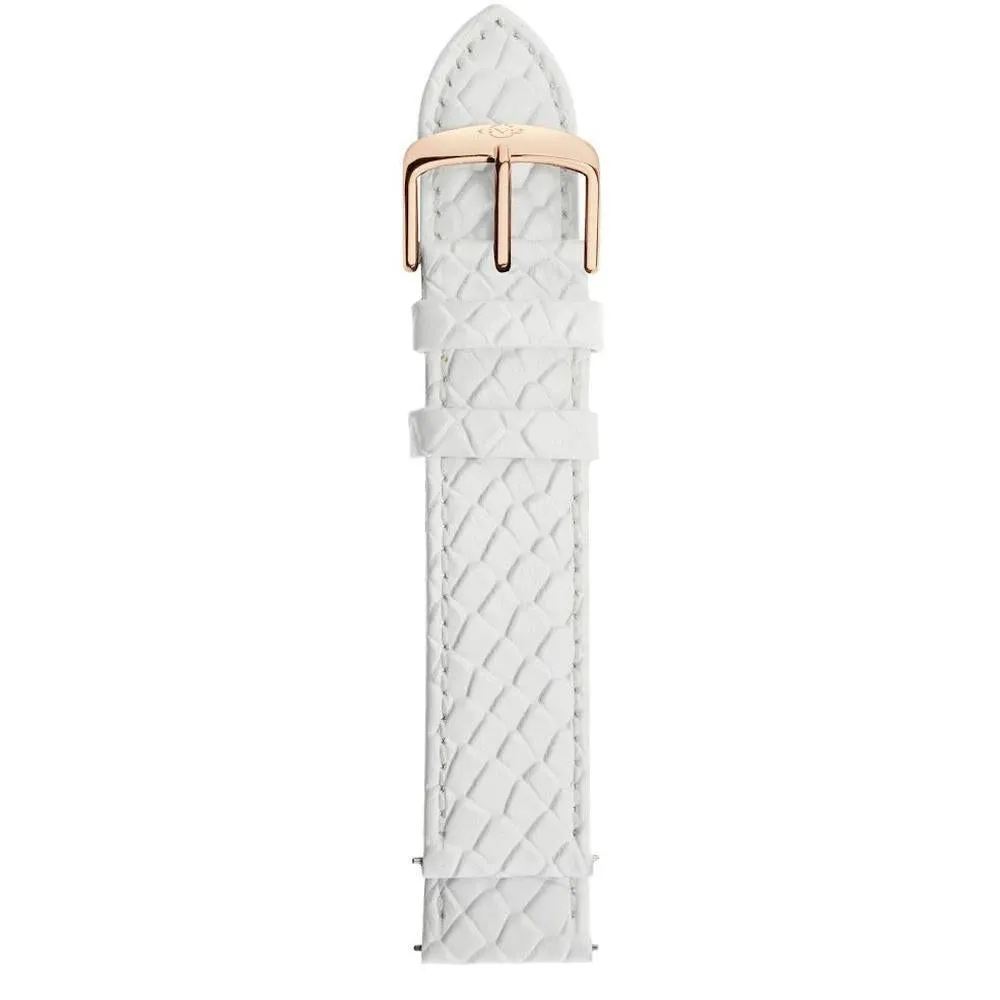 GV2 20mm Quick Release Fish Scale Pattern Leather Strap