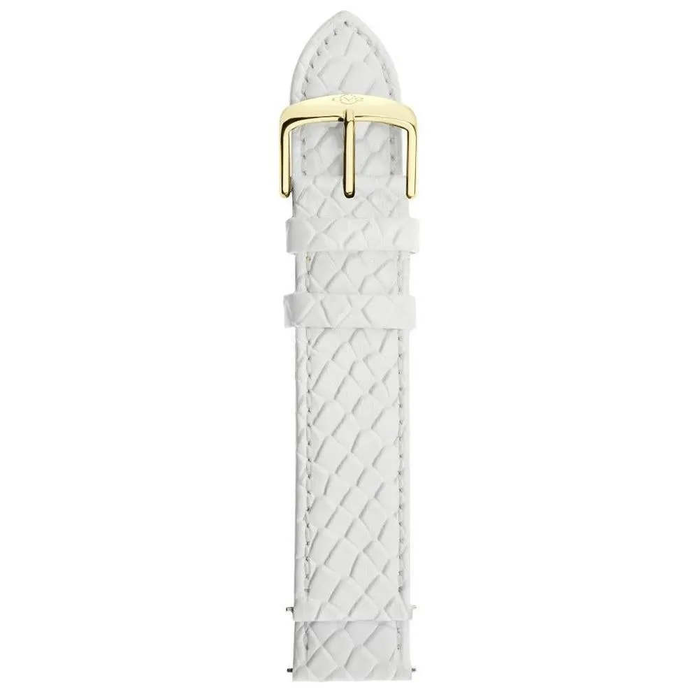 GV2 20mm Quick Release Fish Scale Pattern Leather Strap