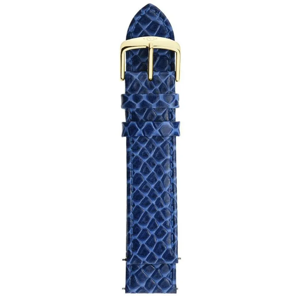 GV2 20mm Quick Release Fish Scale Pattern Leather Strap