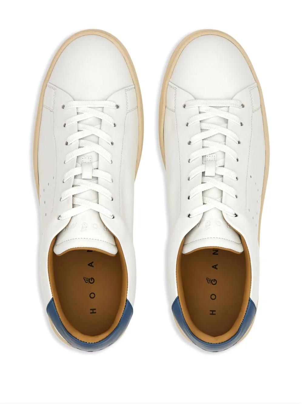 H672 leather sneakers