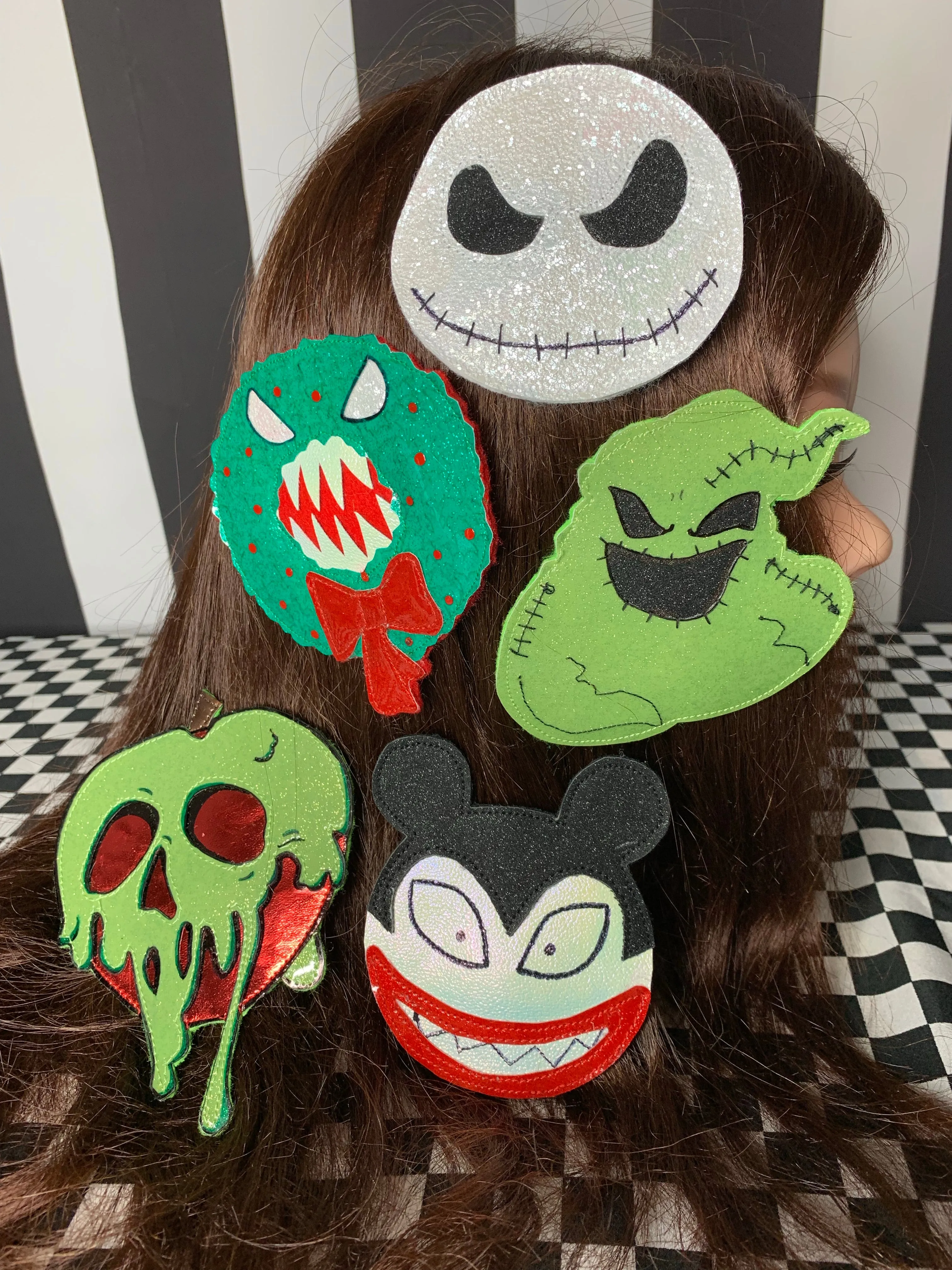 Hair clip Oogie Boogie fan art