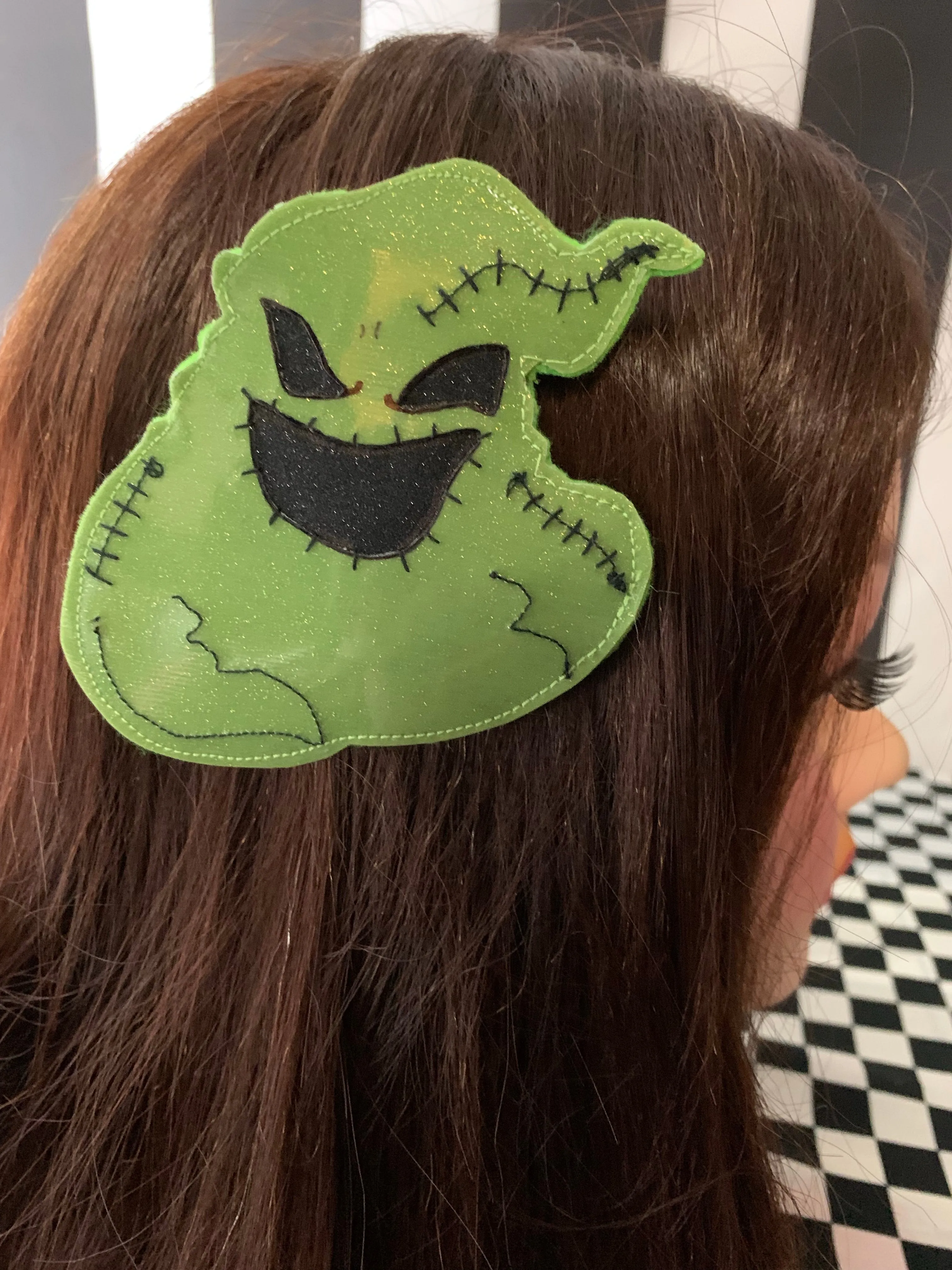Hair clip Oogie Boogie fan art
