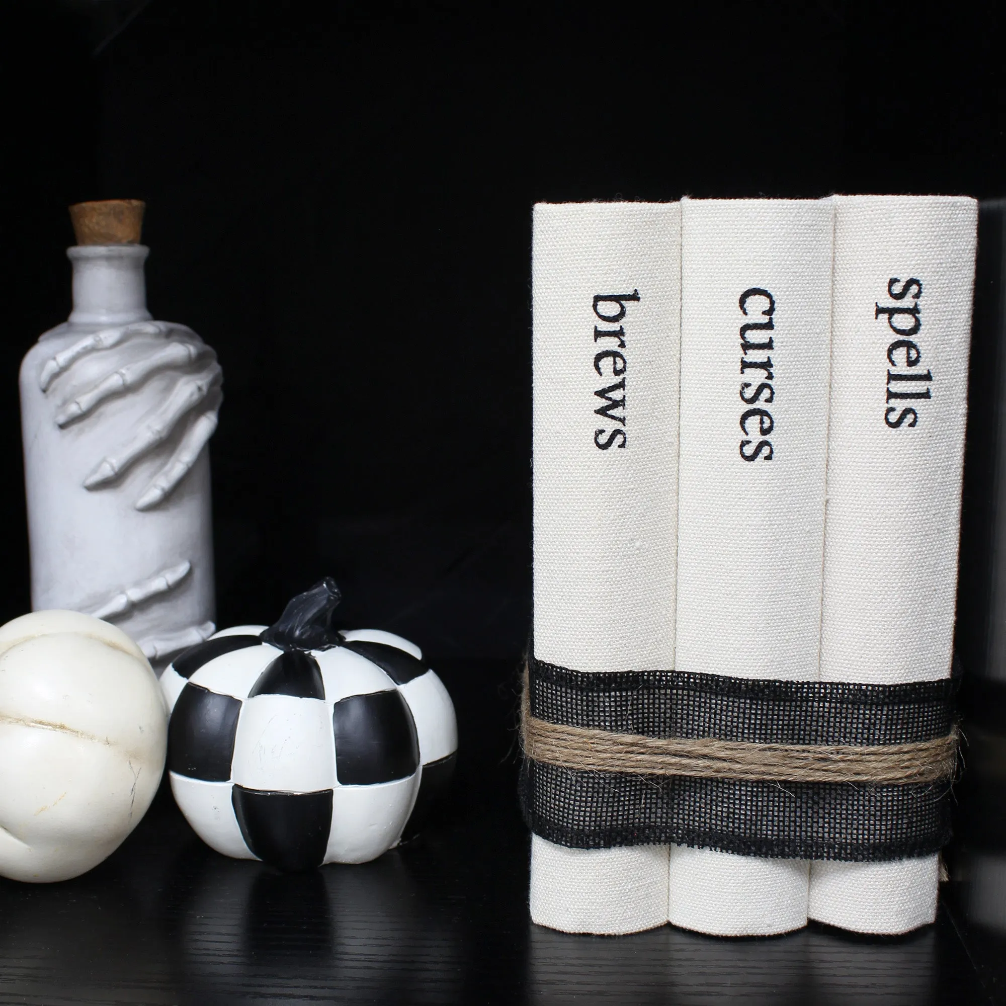 Halloween Faux Book Stack (Case of 4)