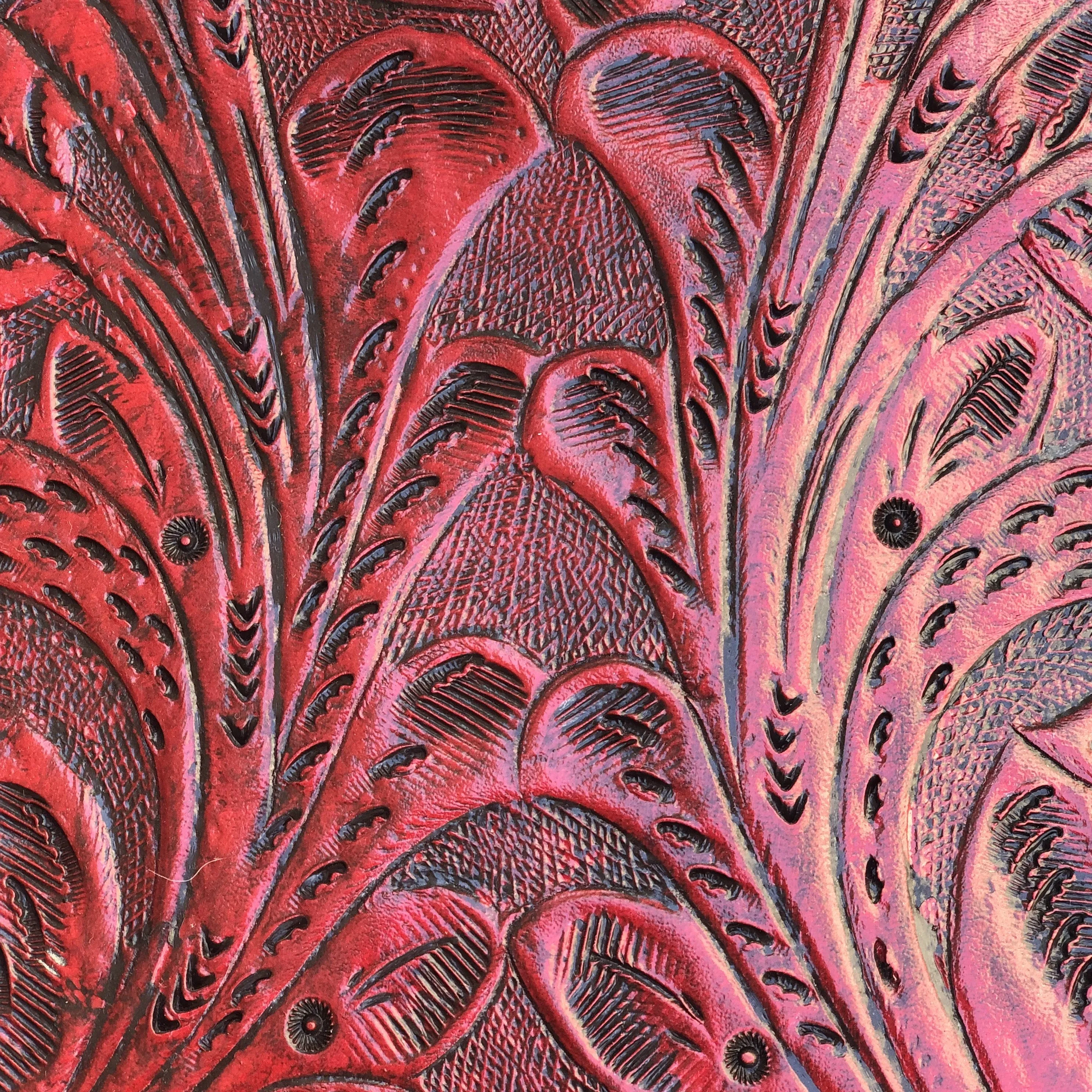 Hand Tooled Leather Tote