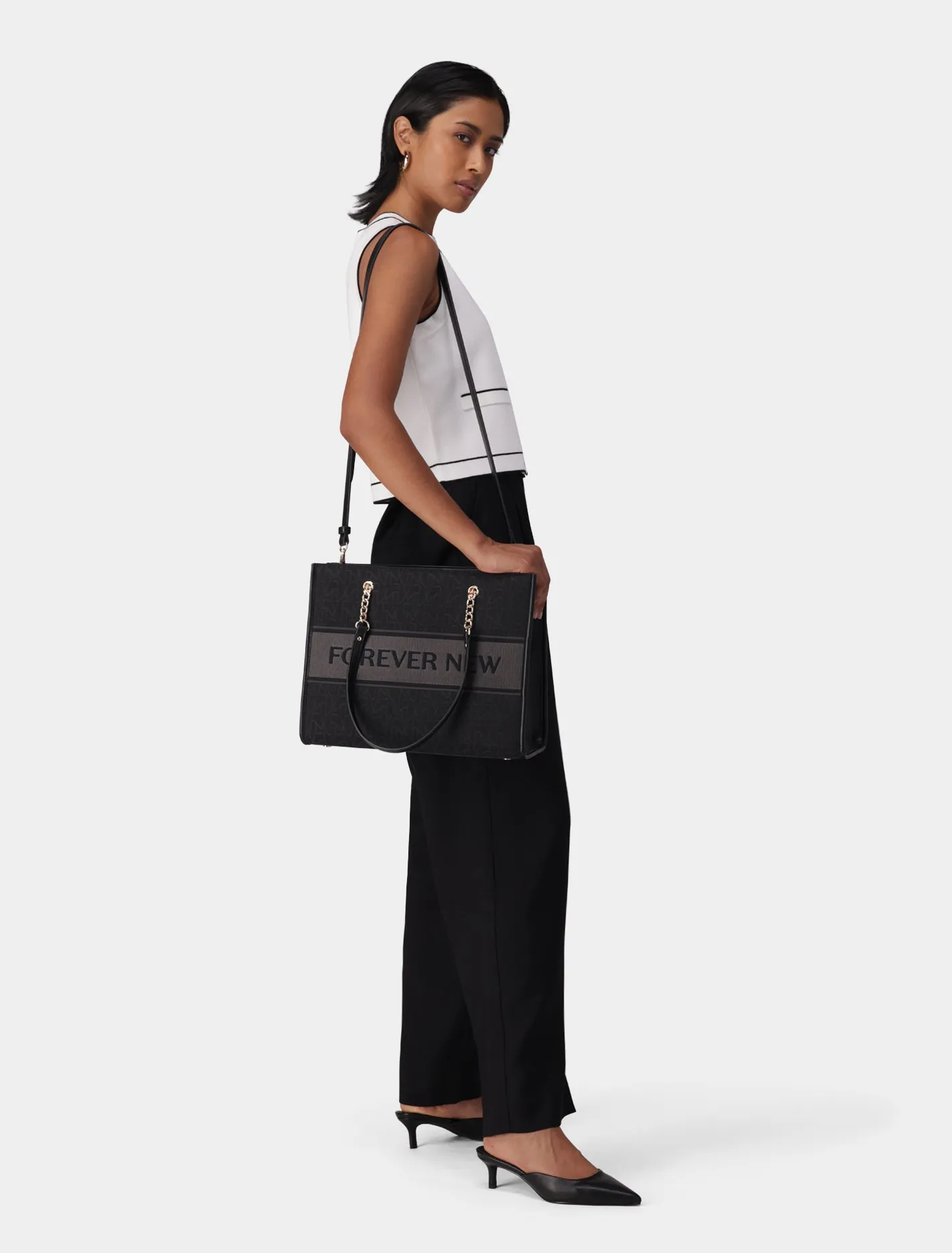 Harper Jacquard Shopper Bag