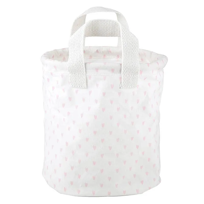 Hearts Small Canvas Organizer