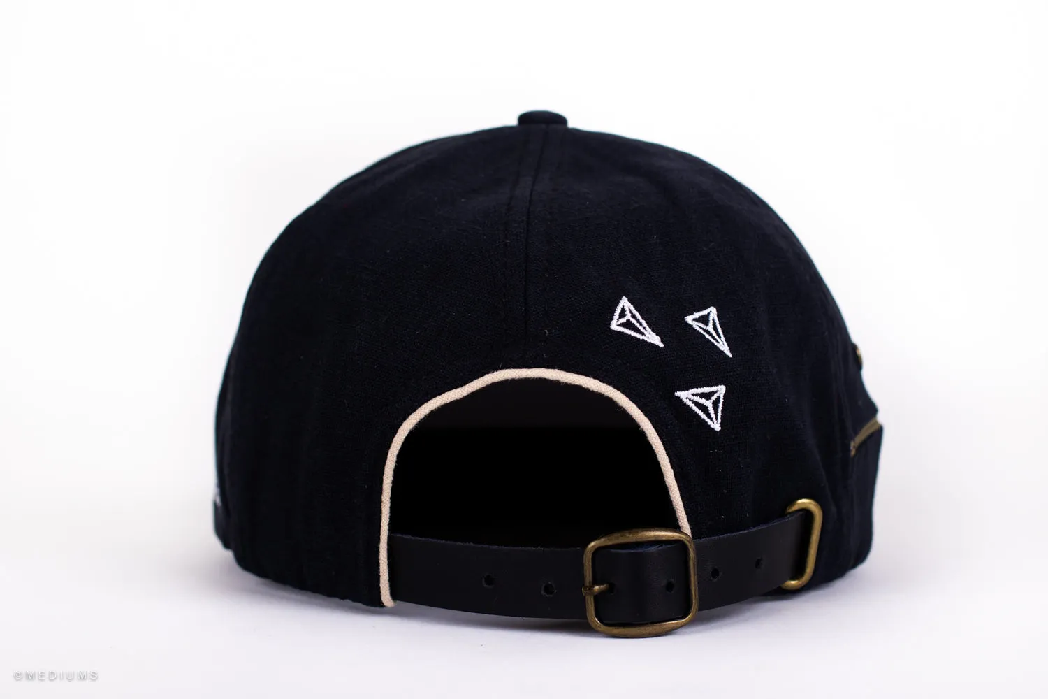 Hempfest 7 Panel Hat - Black