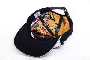 Hempfest 7 Panel Hat - Black