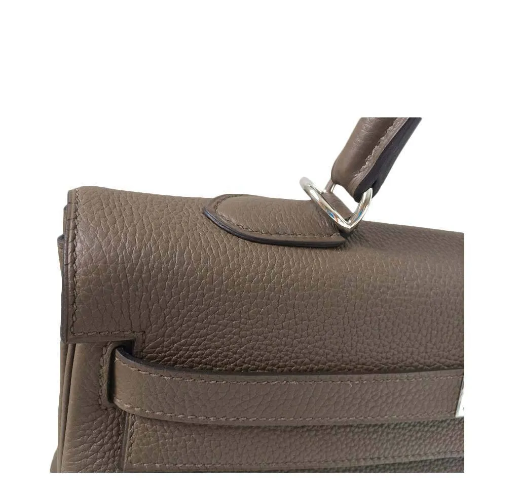 Hermès Kelly 35 Taupe Bag PHW