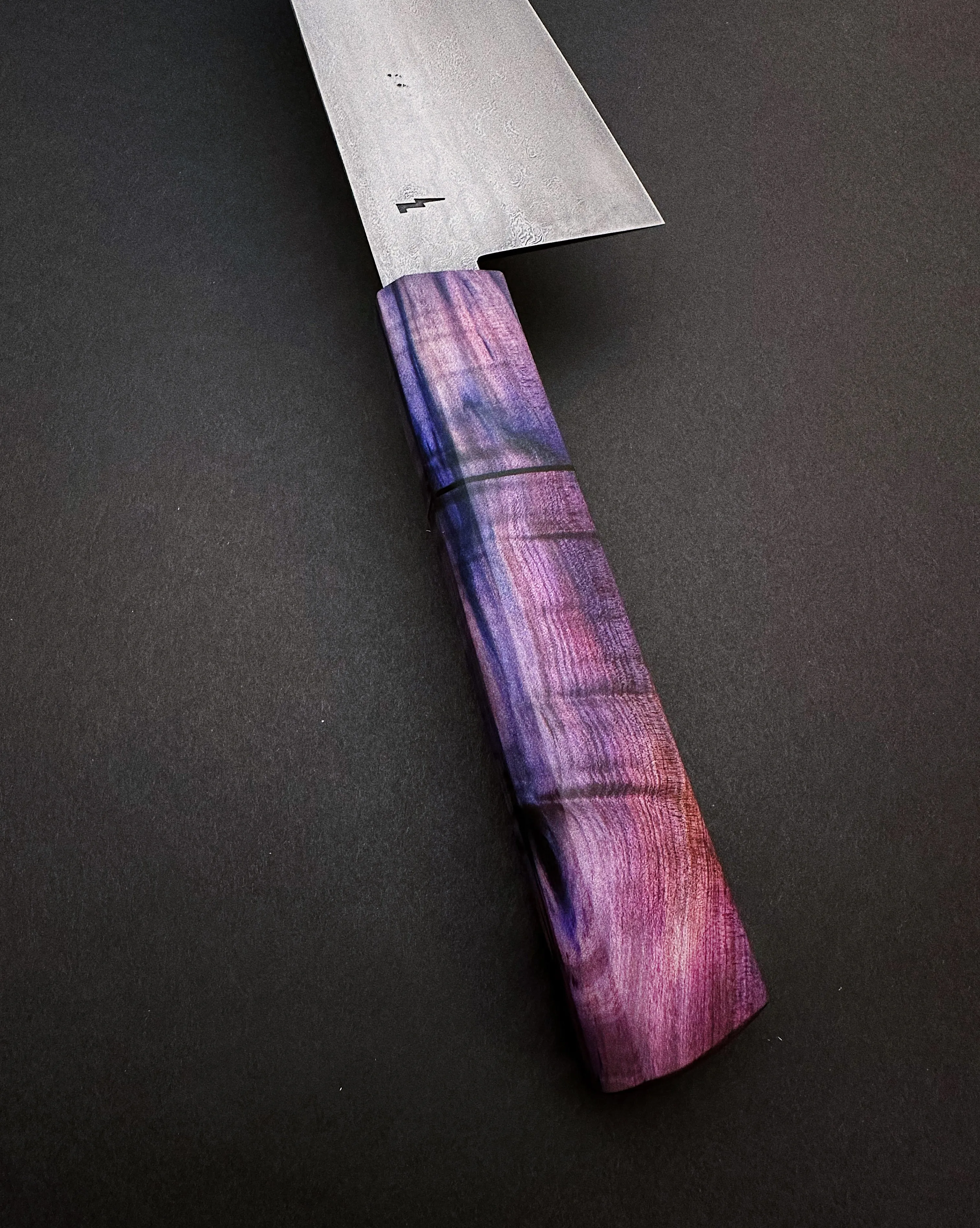 High Carbon 500 Layer Chefs Knife in Sugi Pine