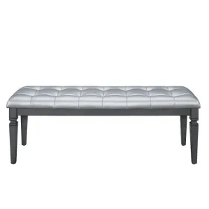 Homelegance Allura Bed Bench in Gray 1916GY-FBH