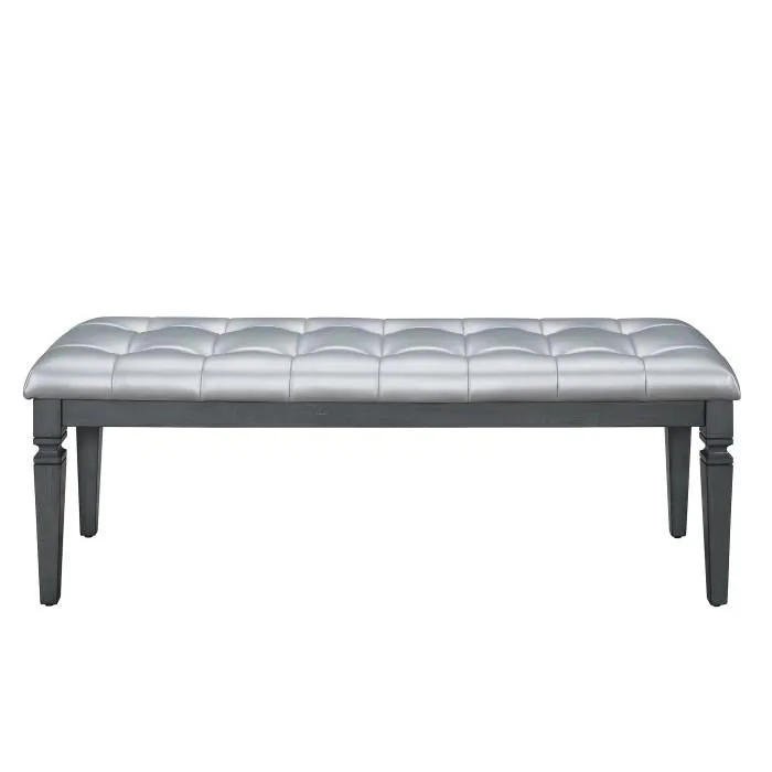 Homelegance Allura Bed Bench in Gray 1916GY-FBH