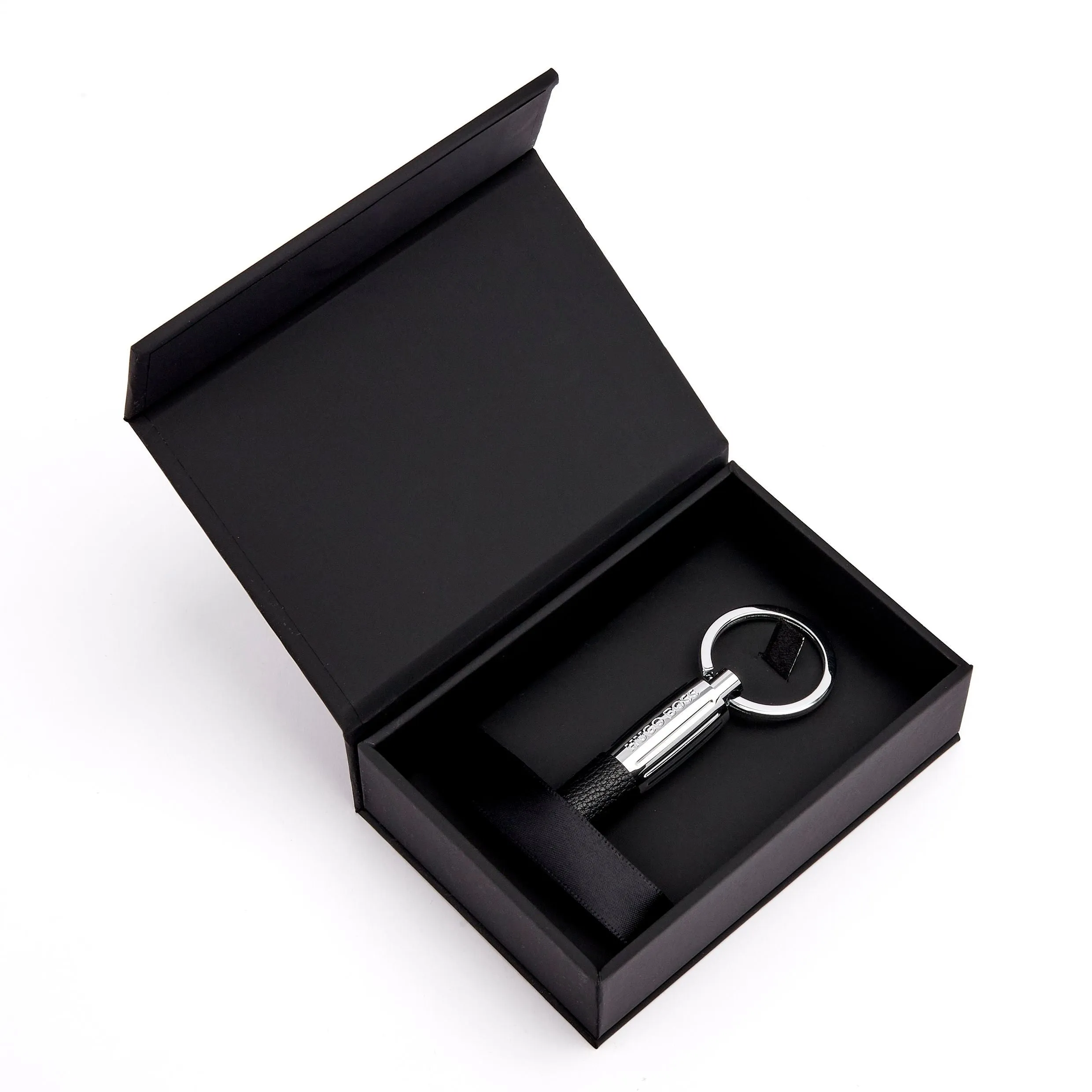 HUGO BOSS HAK410A-Key ring Pure Iconic Black